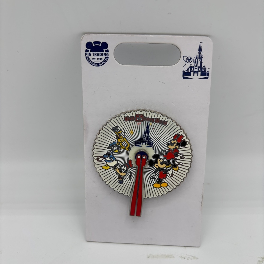 Disney Mickey and Friends Brooch - Red, Blue, Yellow
